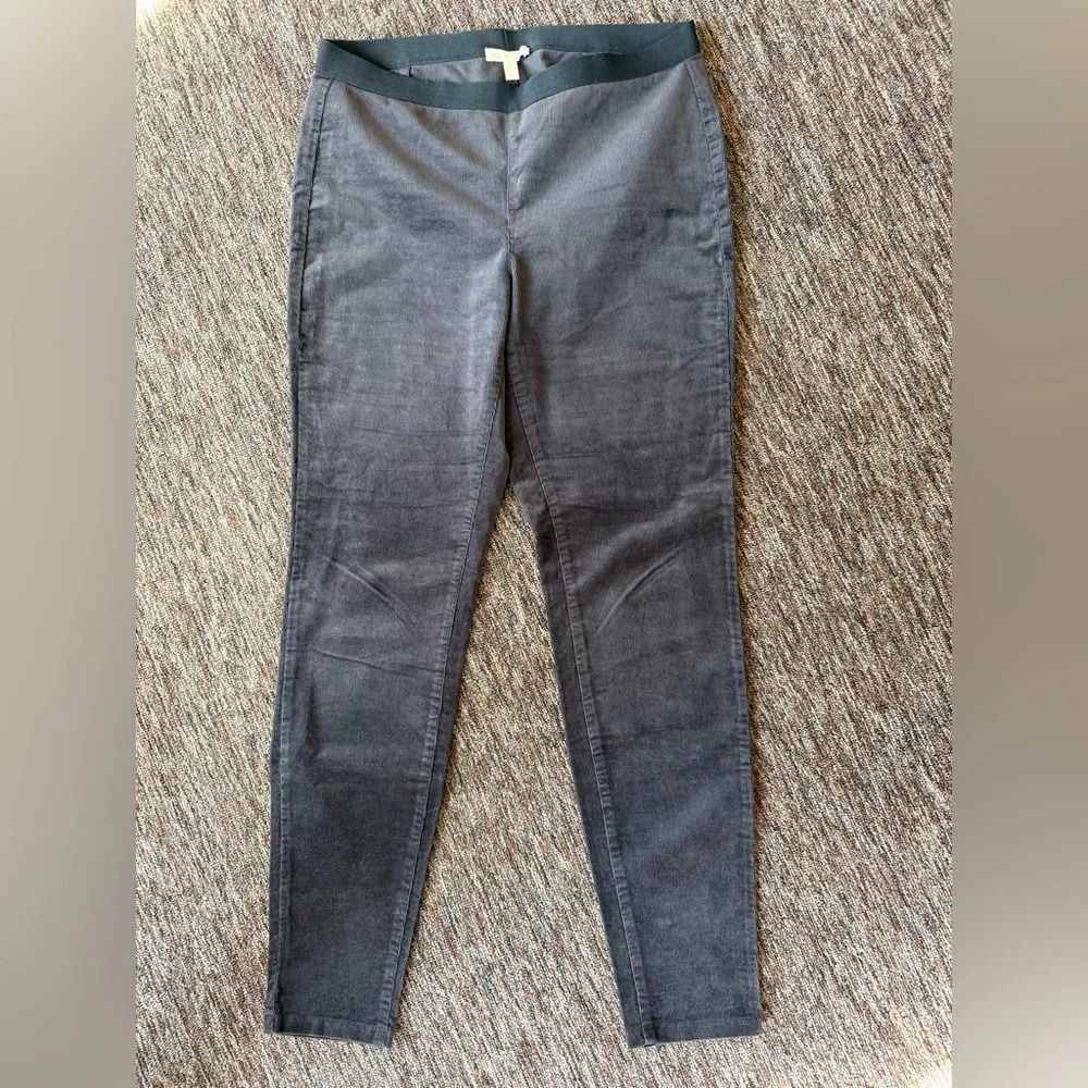 Eileen Fisher organic velour Textured Wash Pull On Jegging Small petite